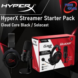 (HEADSET)KINGSTON HyperX Streamer Starter Pack Cloud Core Black / Solocast