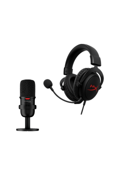 (HEADSET)KINGSTON HyperX Streamer Starter Pack Cloud Core Black / Solocast