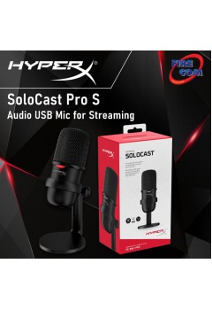 (MICROPHONE)KINGSTON HYPERX SoloCast Pro S Audio USB Mic for Streaming