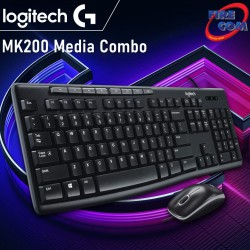 (KEYBOARD&MOUSE)Logitech MK200 Media Combo