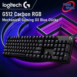 (KEYBOARD) Logitech G512 Carbon RGB Mechanical Gaming GX Blue Clicky