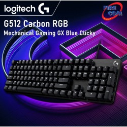 (KEYBOARD) Logitech G512 Carbon RGB Mechanical Gaming GX Blue Clicky