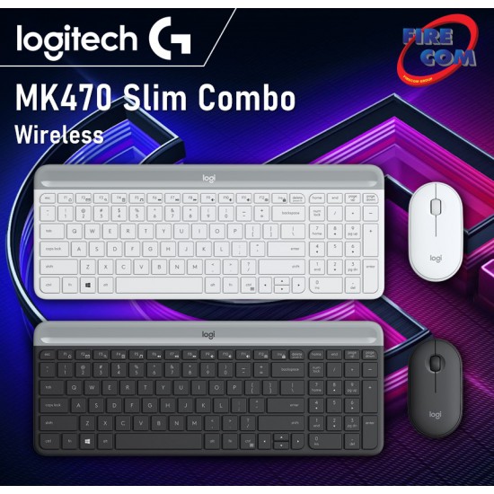 (KEYBOARD&MOUSE)Logitech MK470 Slim Combo Wireless