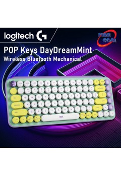 (KEYBOARD) Logitech POP Keys DayDreamMint Wireless Bluetooth Mechanical