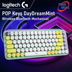 (KEYBOARD) Logitech POP Keys DayDreamMint Wireless Bluetooth Mechanical