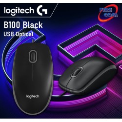 (Mouse)Logitech B100 Black USB Optical
