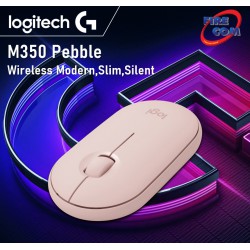 (Mouse)Logitech M350 Pebble Wireless Modern,Slim,Silent