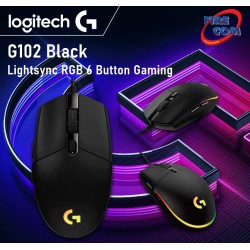 (Mouse)Logitech G102 Black Lightsync RGB 6 Button Gaming
