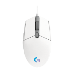 (Mouse)Logitech G102 White Lightsync RGB 6 Button Gaming