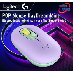 (Mouse)Logitech POP Mouse DayDreamMint Bluetooth with emoji software The Studio Series