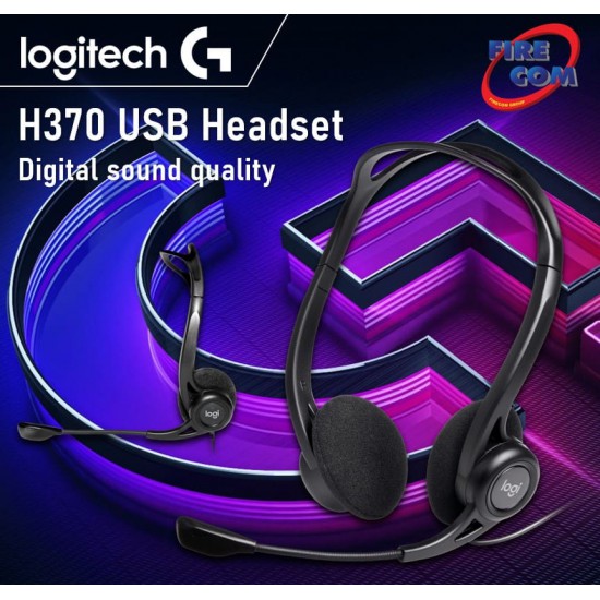 (HEADSET)Logitech H370 USB Headset Digital sound quality