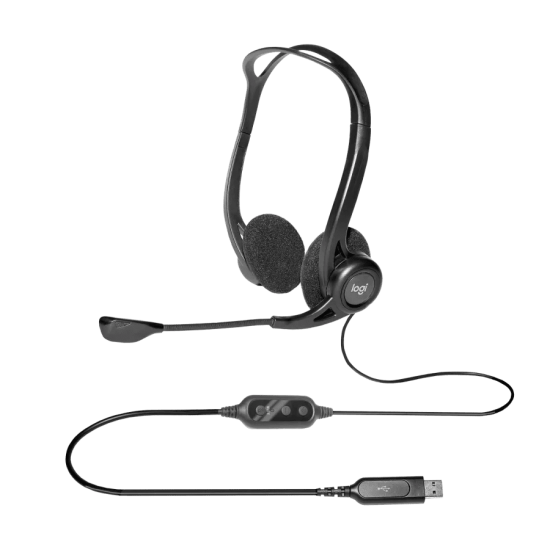 (HEADSET)Logitech H370 USB Headset Digital sound quality