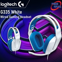 (HEADSET)Logitech G335 White Wired Gaming Headset