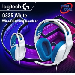 (HEADSET)Logitech G335 White Wired Gaming Headset