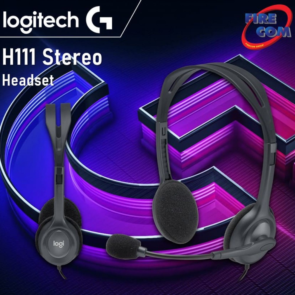 (HEADSET)Logitech H111 Stereo Headset