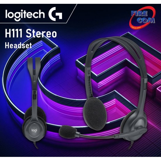 (HEADSET)Logitech H111 Stereo Headset