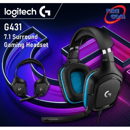 (HEADSET)Logitech G431 7.1 Surround Gaming Headset