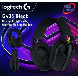 (HEADSET)Logitech G435 Black Bluetooth Lightspeed Wireless Gaming Headset