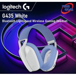 (HEADSET)Logitech G435 White Bluetooth Lightspeed Wireless Gaming Headset