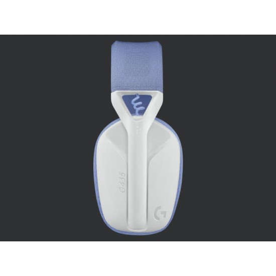 (HEADSET)Logitech G435 White Bluetooth Lightspeed Wireless Gaming Headset