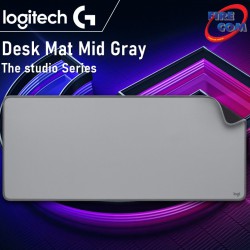 (MOUSEPAD)Logitech Desk Mat Mid Gray The studio Series