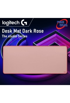 (MOUSEPAD)Logitech Desk Mat Dark Rose The studio Series