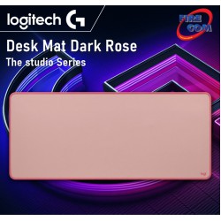 (MOUSEPAD)Logitech Desk Mat Dark Rose The studio Series