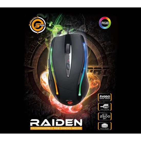 (Mouse)Neolution Raiden RGB Programmable E-Sport Gaming Mouse