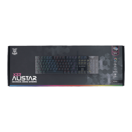 (KEYBOARD)Nubwo X33 Alistar Black Blue Switch Mechanical Gaming Mini