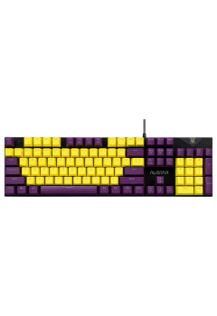 (KEYBOARD)Nubwo X33 Alistar Purple/Yellow Blue Switch Mechanical Gaming Mini