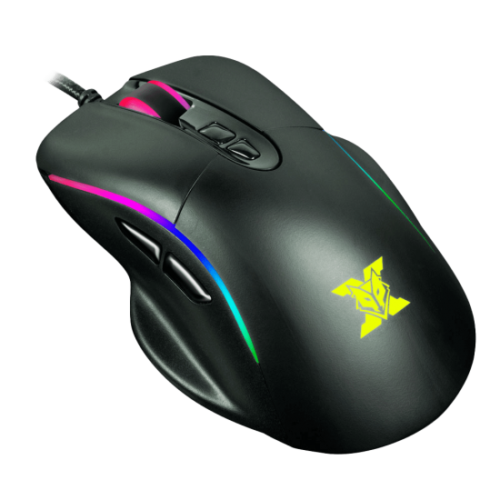 (Mouse)Nubwo X70 ZYRUS Evolution RGB PIXART Laser Sensor