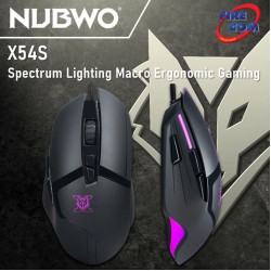 (Mouse)Nubwo X54S Spectrum Lighting Macro Ergonomic Gaming