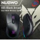 (Mouse)Nubwo X55 Black Arcadia Dual-Mode Wireless Spectrum Lighting Gaming