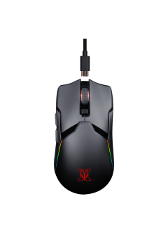 MOUSE Nubwo X58 Black ANTARES Dual Mode Gaming สามารถออกใบกำกับภาษีได้