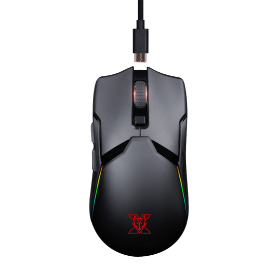 MOUSE Nubwo X58 Black ANTARES Dual Mode Gaming สามารถออกใบกำกับภาษีได้