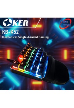 (KEYBOARD) OKER KB-K52 Mechanical Single-handed Gaming