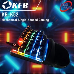 (KEYBOARD) OKER KB-K52 Mechanical Single-handed Gaming