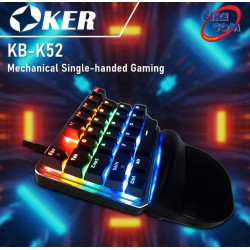 (KEYBOARD) OKER KB-K52 Mechanical Single-handed Gaming
