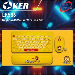 (KEYBOARD&MOUSE) OKER LK586 Wireless Set