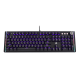 (KEYBOARD) OKER K420 Black RGB Macro Mechanical Blue switch Backlit wired