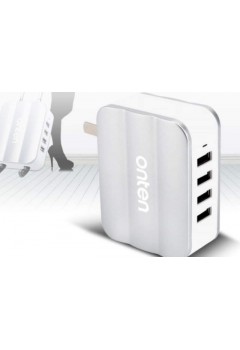 (Onten) OTN-P13 AC to 4USB/6A Double Charger Hi-Speed