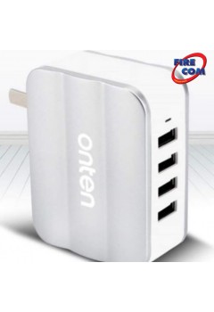 (Onten) OTN-P13 AC to 4USB/6A Double Charger Hi-Speed