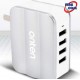 (Onten) OTN-P13 AC to 4USB/6A Double Charger Hi-Speed