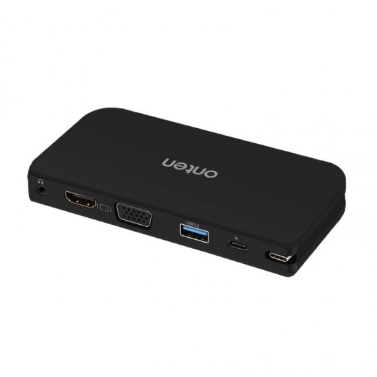(Onten) OTN-9163 USB Type-C To VGA/HDMI+USB3.0+PD Portable Docking Station