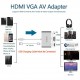(Onten) OTN-7585C USB(Lightning) To HDMI(FM)+VGA(FM) Lightning Digital AV Adapter
