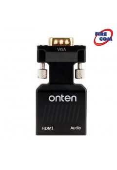 (Onten) OTN-7557 HDMI(FM) To VGA(M) Adapter with Audio Output and independent power interface