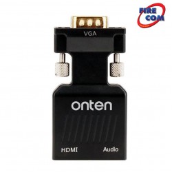 (Onten) OTN-7557 HDMI(FM) To VGA(M) Adapter with Audio Output and independent power interface