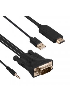 (Onten) OTN-5152 VGA To HDMI Adapter with Audio 1.80m
