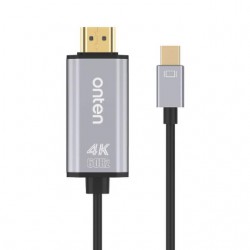 (Onten) OTN-5130B Converter Mini Display Port(M) To HDMI(M) Cable 1.8m