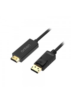 (Onten) DP303 Display Port(M) To HDMI(M) Cable 1.8m